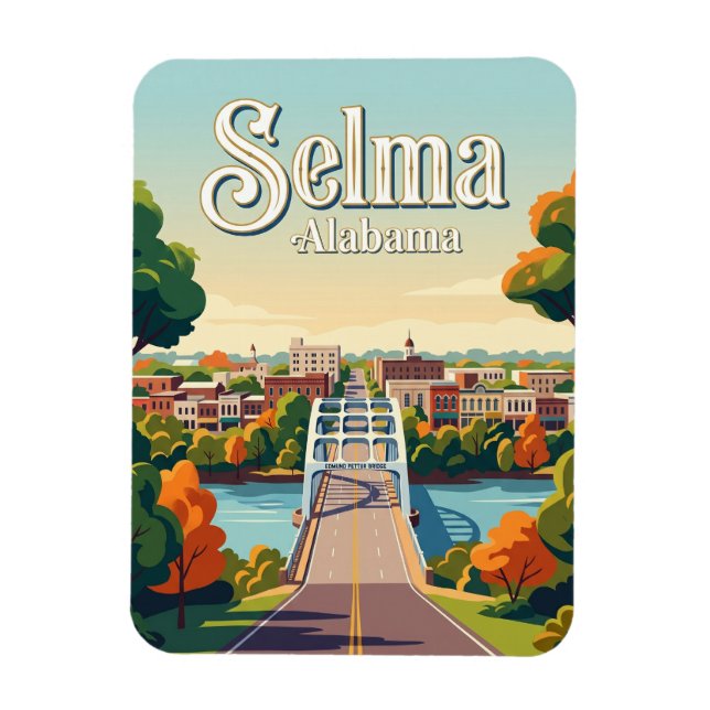 Selma USA Magnet (Vertikal)
