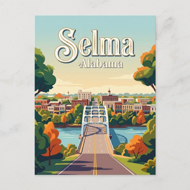 Selma USA Vykort (Framsida)