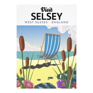 Selsey Väster Sussex England Fototryck