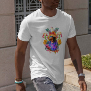Selvatic Flowers Girl T Shirt