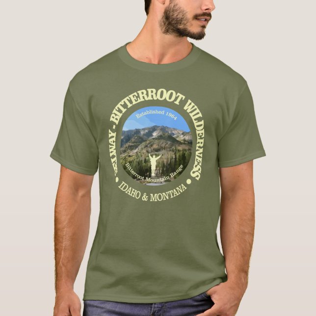 Selway-Bitterroot Wilderness T Shirt (Framsida)