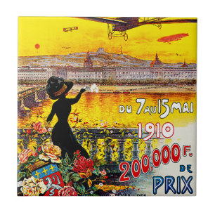 Semaine d'Aviation de Lyon Kakelplatta