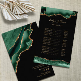 semald grönt agate pris list flyer