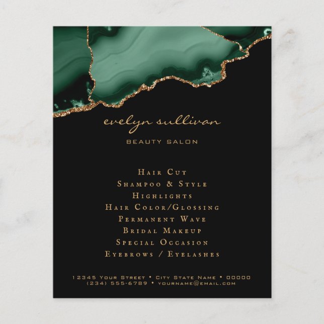 semald grönt-flygare flygblad (Framsidan)