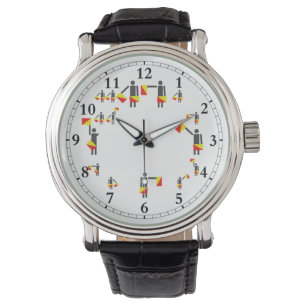 Semaphoreklocka Armbandsur