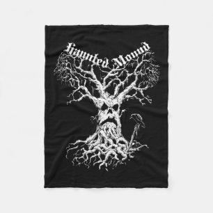 Sematary Merch. Utforma en Ghost Träd. Haunted Mou Fleecefilt