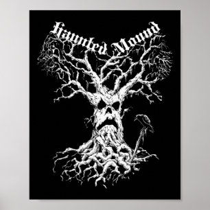 Sematary Merch. Utforma en Ghost Träd. Haunted Mou Poster