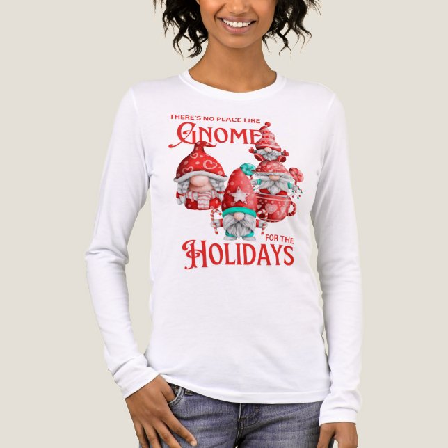 Semdejt skjorta Ingen plats som Gnome T Shirt (Framsida)