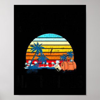 Semester är vad vi kallar Nationals Resa Retro Poster