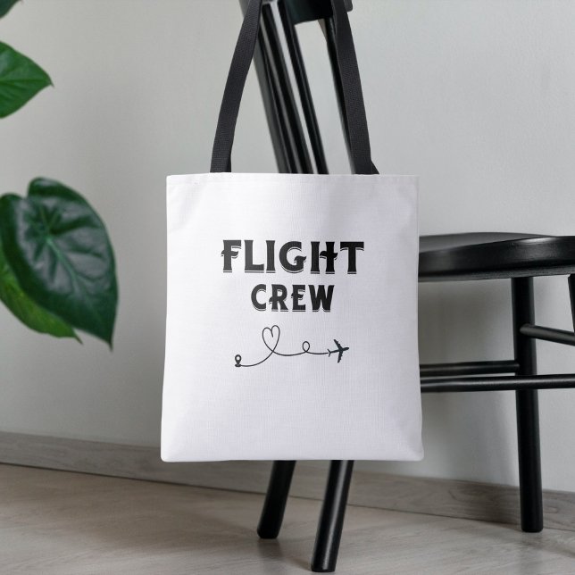 Semester Flygande Besättning Flygplan Flygande Mod Tygkasse (Skapare uppladdad)