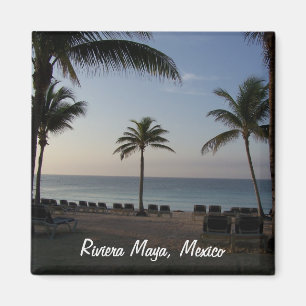 Semester för Riviera MayaCancun Mexico strand Magnet