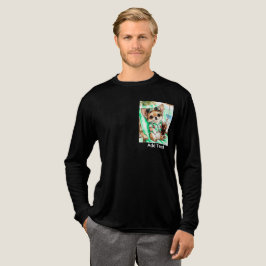 Semester han Chihuahua Strand Avkoppling (Aqua) T Shirt