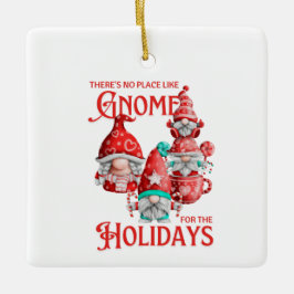 Semester Ingen Plats Som Tomte Julgransprydnad Keramik