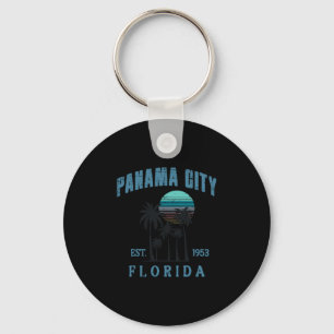 Semester Panama City Florida Est 1953 Sommar Män T Nyckelring
