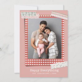 Semester Scrapbooking | Gingham Ram foto Julkort