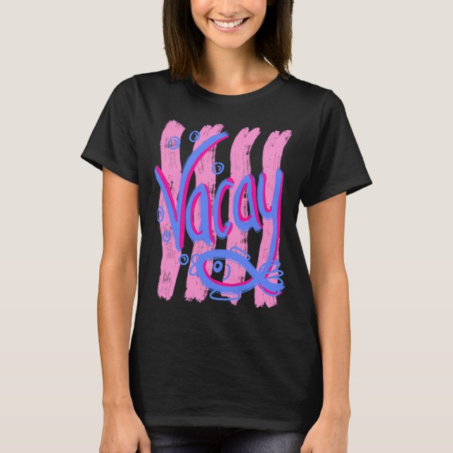Semester sommar design t shirt (Framsida)