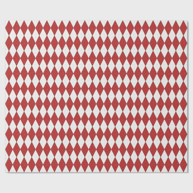 Semester Söt Socker och Strössel Harlekin Presentpapper (Platt)