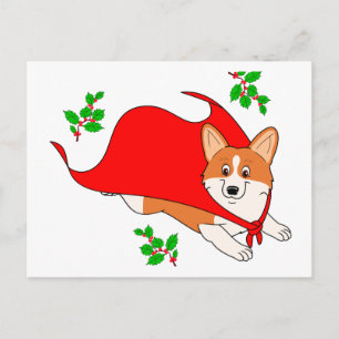 Semester Super Corgi med Cape Helg Vykort