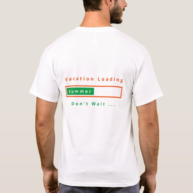 Semester T-Shirt Sommar (Baksida)