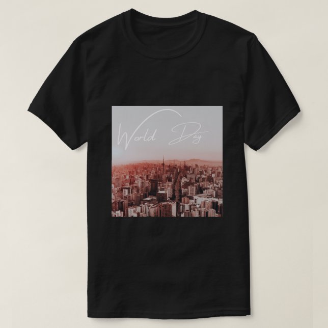 Semester tema daglig klänning t shirt (Design framsida)