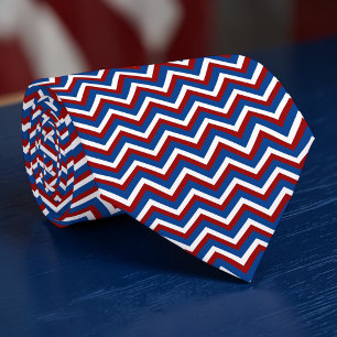 Semester - USA:s självständighetsdag patriotiskt s Slips