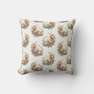 Semester Varmt Bladmönster Kudd Cushion Kudde