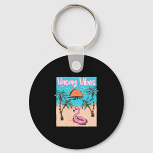 Semester vibbar strand flamingo sommarlov nyckelring