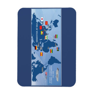 Semester vid havsfall 2018 magnet