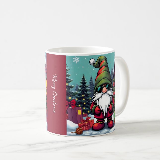 Semesterdjur i julförklädnad kaffemugg (Framsida höger)