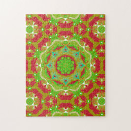 Semesterfestlig Liquid Art Mandala Pussel