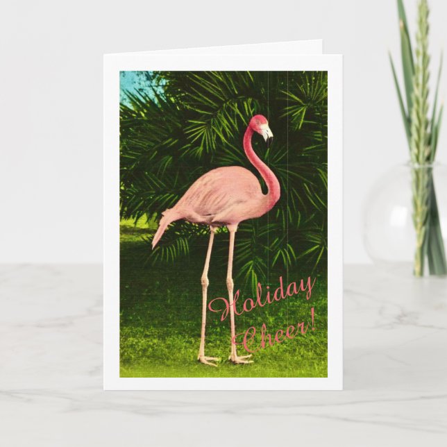 Semesterflamingo Kort (Framsida)
