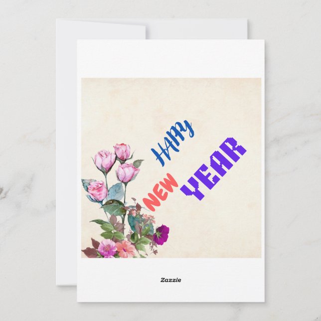 semesterinbjudan julkort (Baksida)