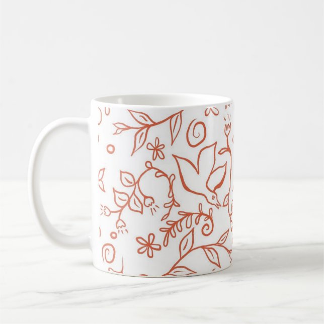 Semesterkopp för trädgården kaffemugg (Vänster)