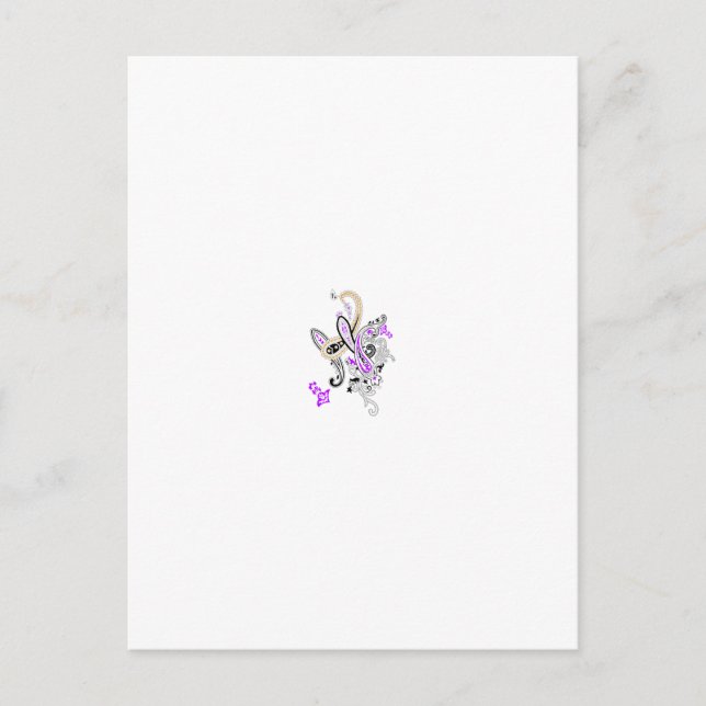Semesterkort | Elegant – Prydnadsdesign Helg Vykort (Framsida)