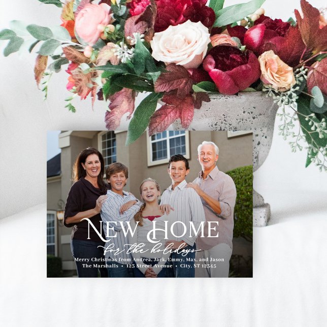 Semesterkort för ny adress julen (Skapare uppladdad)