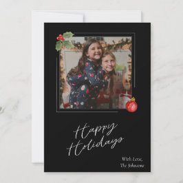 Semesterkort med foto julkort