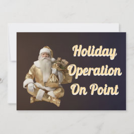 Semesterkort med lycklig fest  julkort