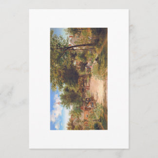 Semesterkort med tomt motiv eller tack-kort julkort