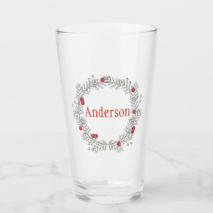 Semesterkrans redigerbar glas