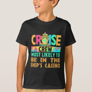 Semesterkryssningsbesättning som troligen är på sk t shirt