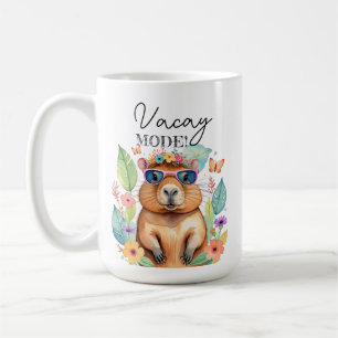 Semesterläge Capybara Tropisk Rolig Mugg