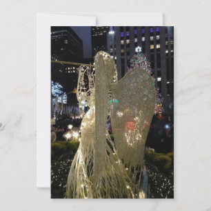 Semesterlägenhet Kortet med ängeln vid Rockefeller Julkort