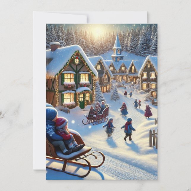 Semesterlägenhetskort Julkort (Framsida)