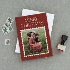 Semestermärke Fotokort Julkort