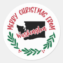 Semestermärke från Washington