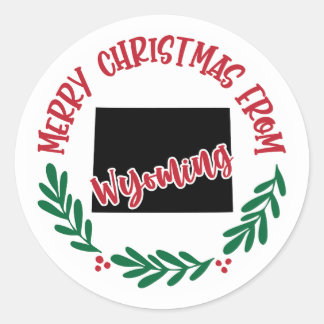 Semestermärke från Wyoming Runt Klistermärke