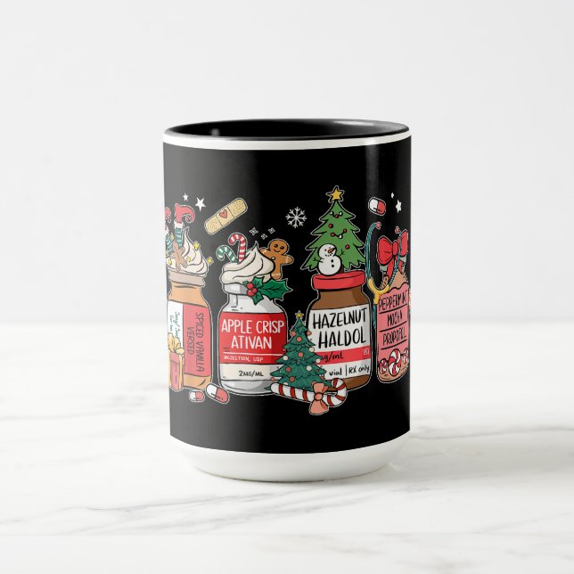 Semestermedicinska mugg – Festiva receptbelagda fl (Center)