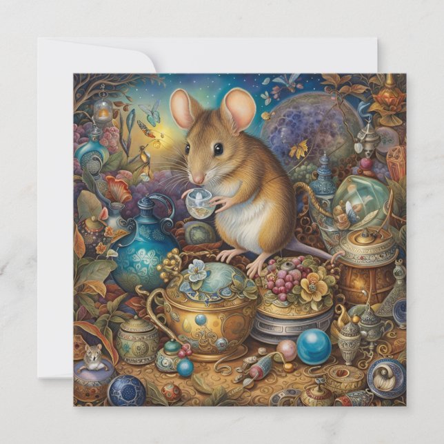 Semestermus Julkort (Framsida)