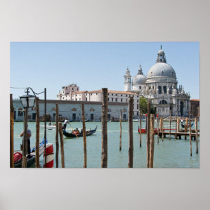 Semestern i Venedig landskap affischen Poster