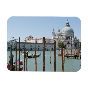 Semestern i Venedig landskap den rektangulära Magnet